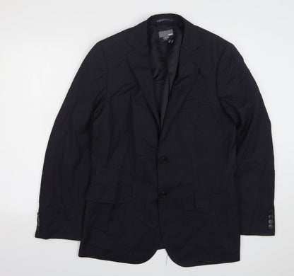 Mens UK Size 40 H&M Regular Blue Suit Jacket