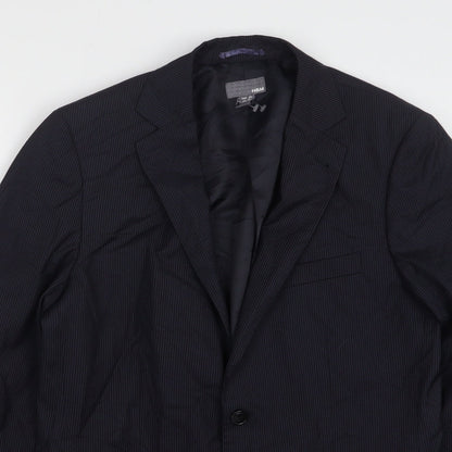 Mens UK Size 40 H&M Regular Blue Suit Jacket