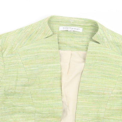 Womens UK Size 10 Topshop Green Jacket