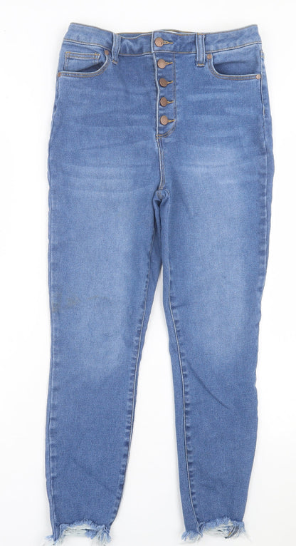 Womens UK Size 32 in JustFab Regular Fit Skinny Blue Jeans