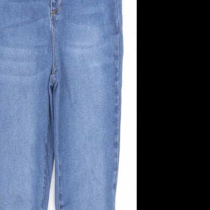 Womens UK Size 32 in JustFab Regular Fit Skinny Blue Jeans