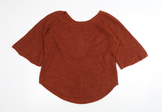 Womens UK Size S Great Plains Brown Pullover Jumper