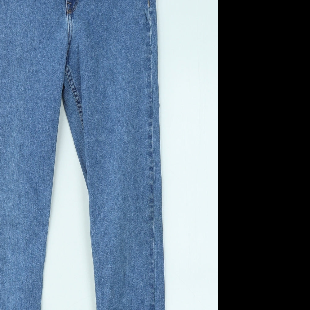 Womens UK Size 28 in H&M Regular Fit Skinny Blue Jeans