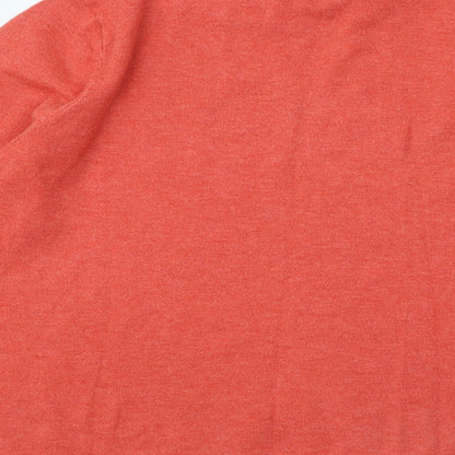 Primark Womens Red Mock Neck Polyester Pullover Jumper Size 14