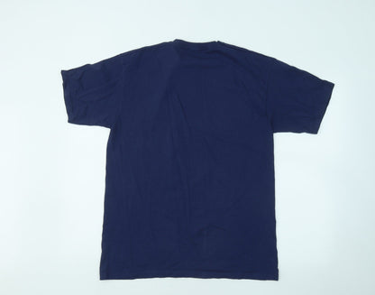 Mens UK Size 14 Fruit of the Loom Blue  T-Shirt