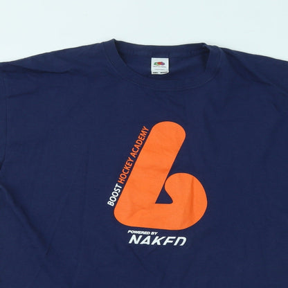 Mens UK Size 14 Fruit of the Loom Blue  T-Shirt