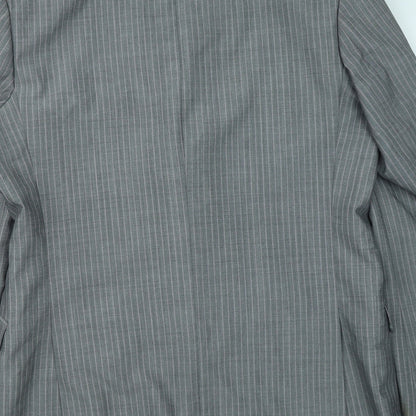 Mens UK Size 42 Preworn Regular Grey Suit Jacket