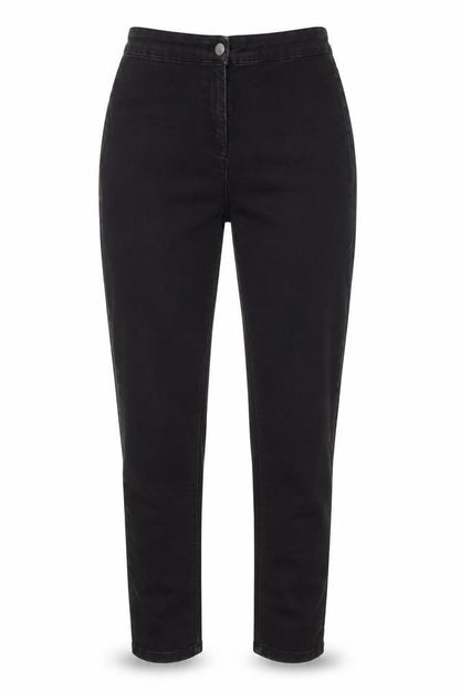 Womens UK Size 10 Papaya Regular Fit Skinny Black Jeans