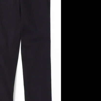 Womens UK Size 10 Papaya Regular Fit Skinny Black Jeans