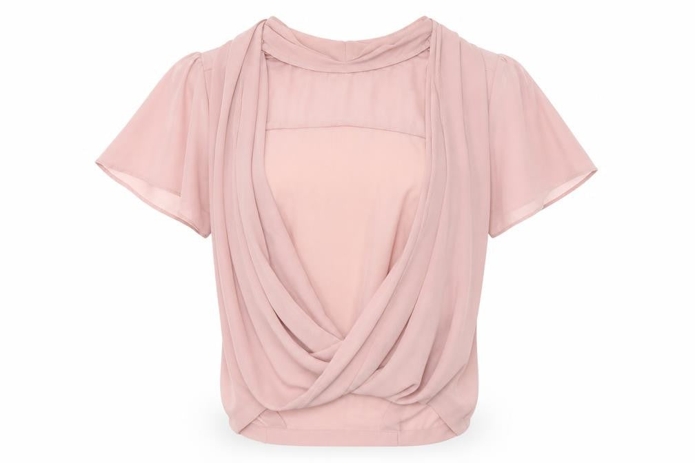 Womens UK Size 12 TU Pink Basic Blouse