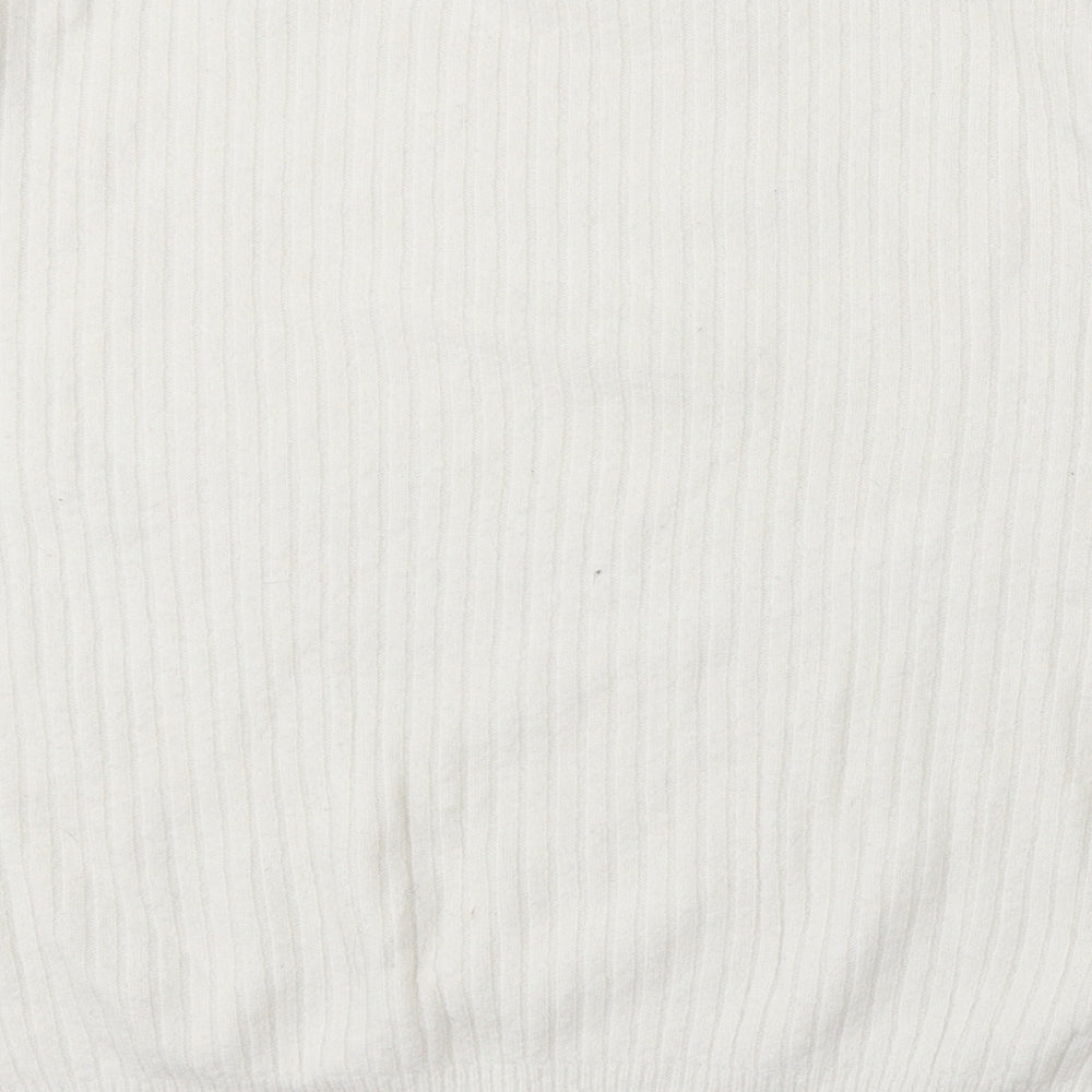 Womens UK Size S H&M White Pullover Jumper
