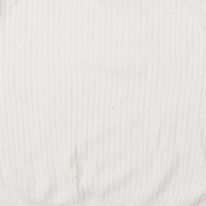 Womens UK Size S H&M White Pullover Jumper