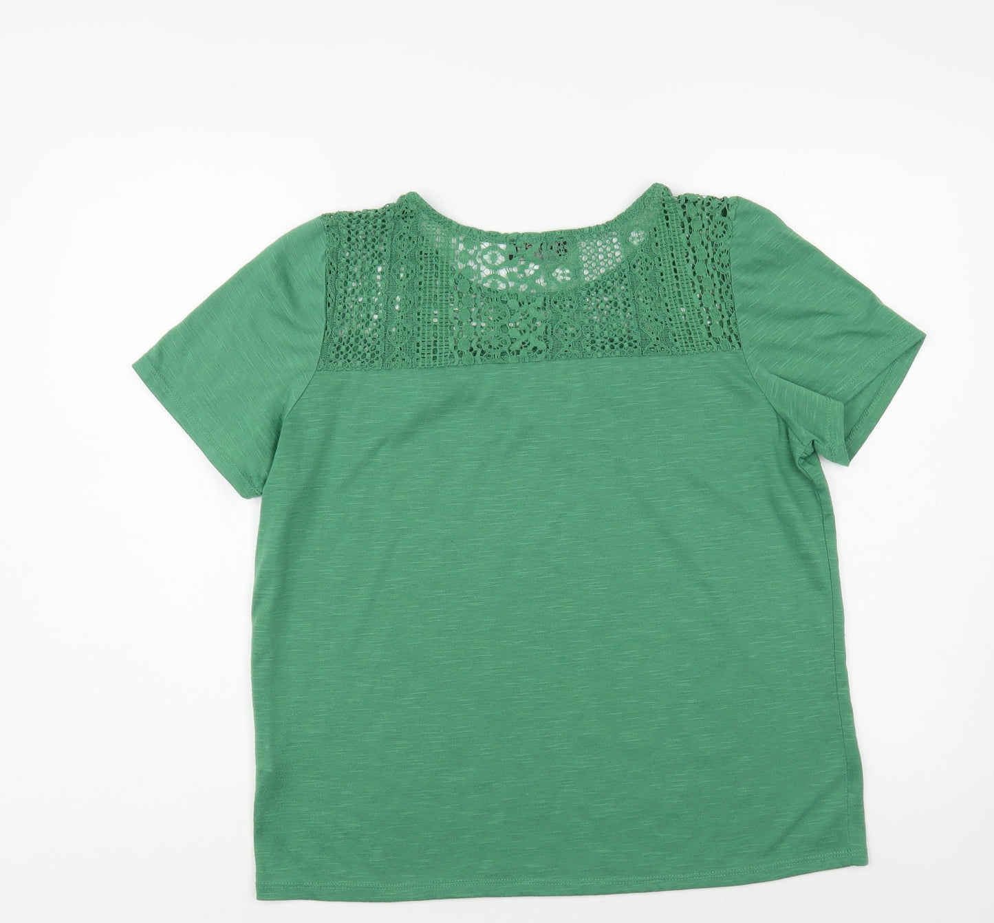 Womens UK Size L Klass Green Basic Blouse