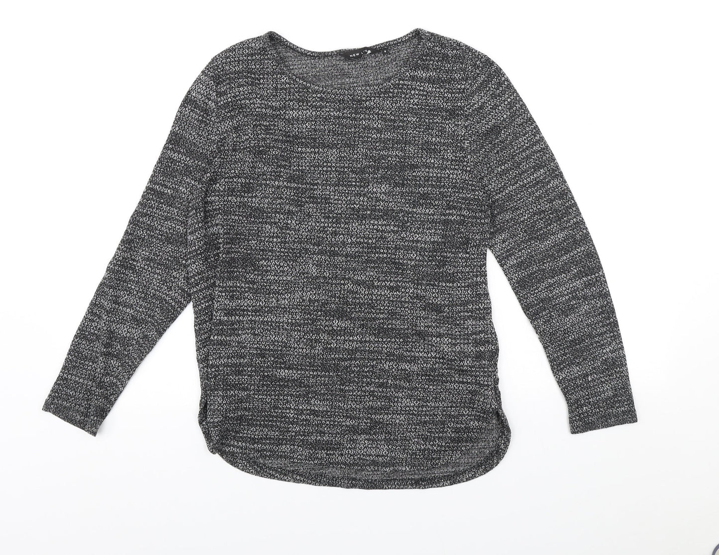 Womens UK Size 8 New Look Grey Pullover Jumper