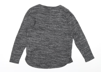 Womens UK Size 8 New Look Grey Pullover Jumper