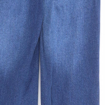 A2Z 4 Kids Girls Blue Cotton Skinny Jeans Size 11-12 Years Regular Zip