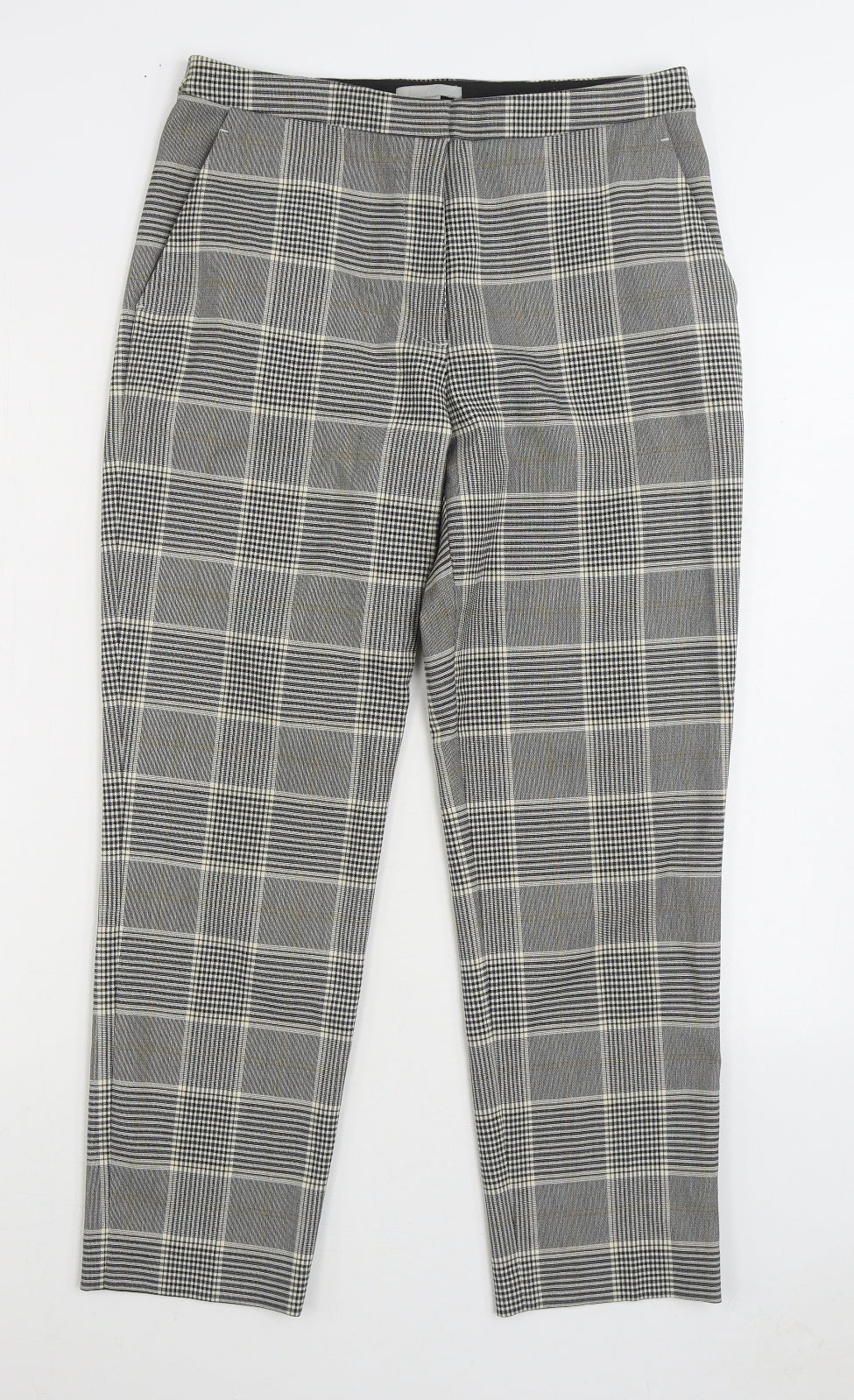 Womens UK Size 8 H&M Regular Fit  Grey Trousers