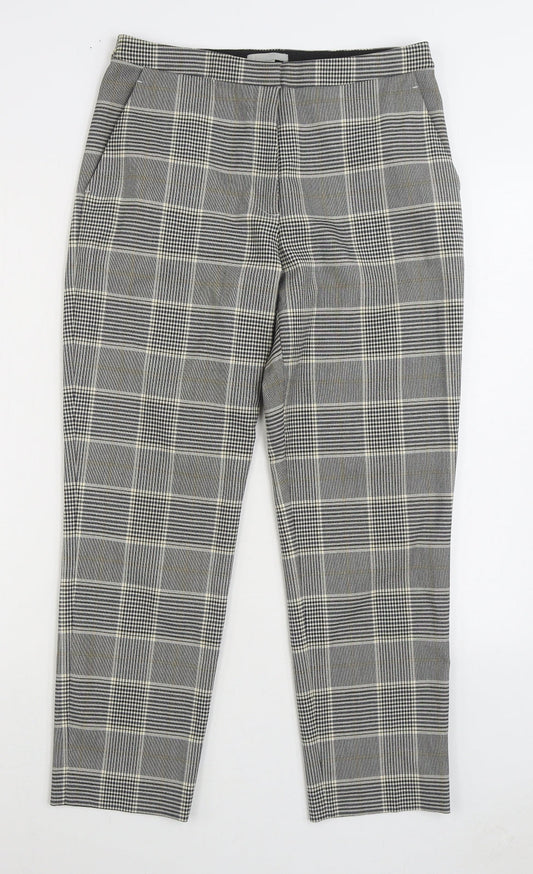 Womens UK Size 8 H&M Regular Fit  Grey Trousers