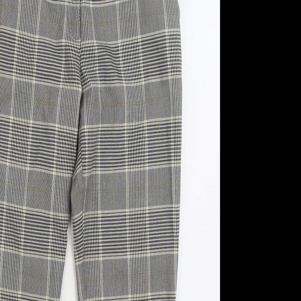 Womens UK Size 8 H&M Regular Fit  Grey Trousers