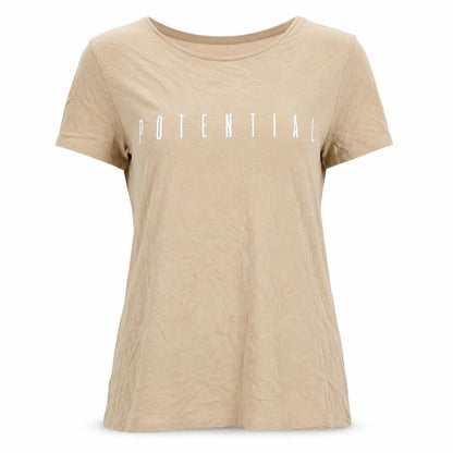 Womens UK Size 10 Primark Orange Basic T-Shirt