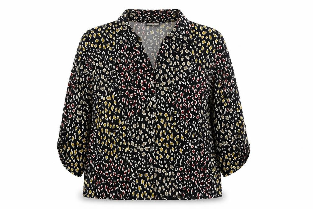 Womens UK Size 2XL Anna Rose Multicoloured Basic Button-Up