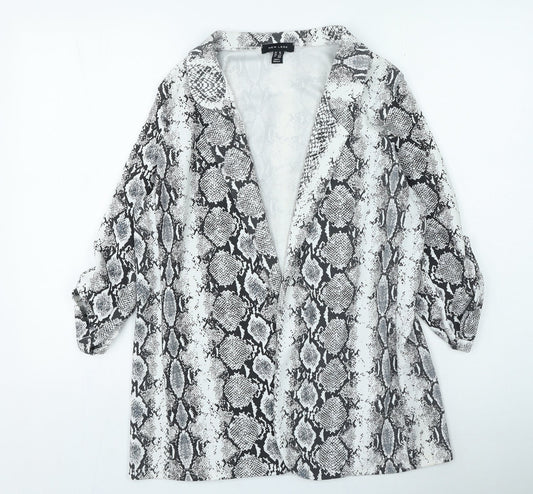 Womens UK Size 10 New Look Grey Jacket