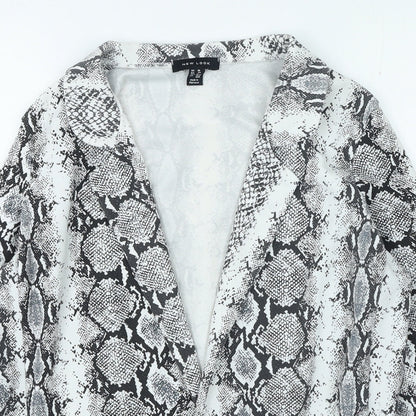 Womens UK Size 10 New Look Grey Jacket
