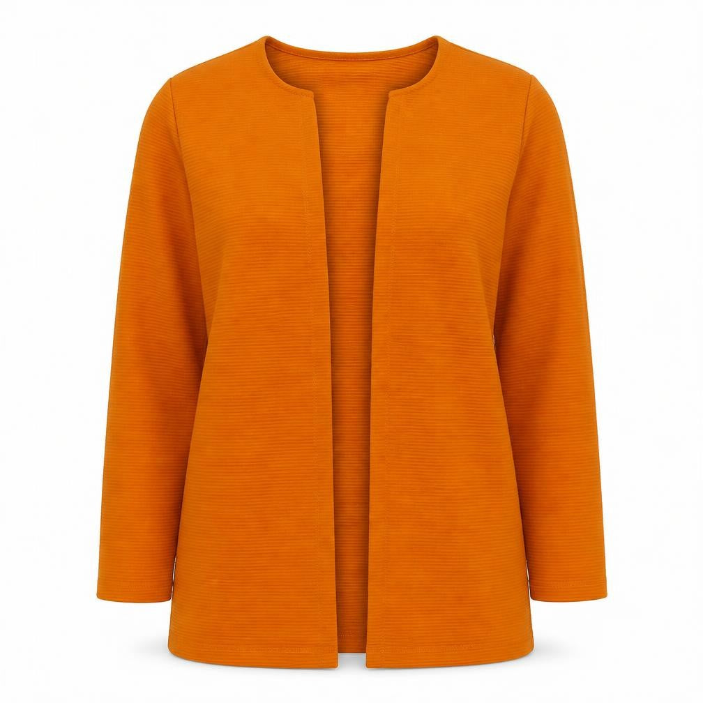 Womens UK Size M Only Orange Cardigan Jumper