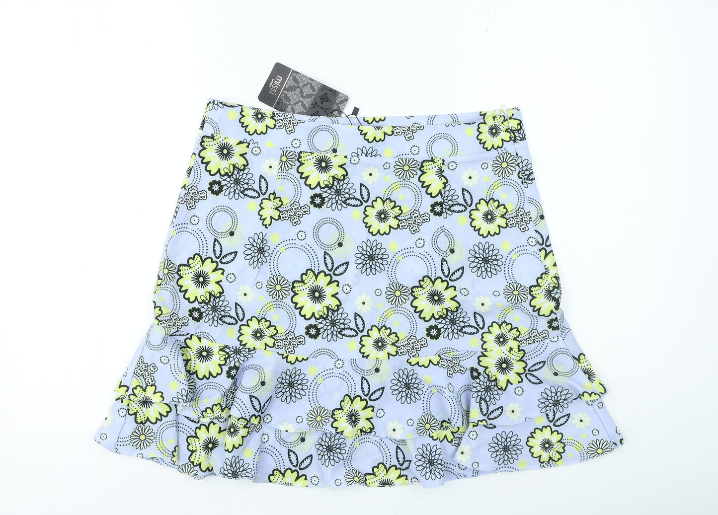Womens UK Size 12 Missi London Mini Satin Skirt