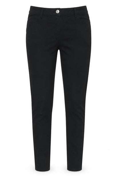 Womens UK Size 12 Papaya Regular Fit Skinny Black Jeans