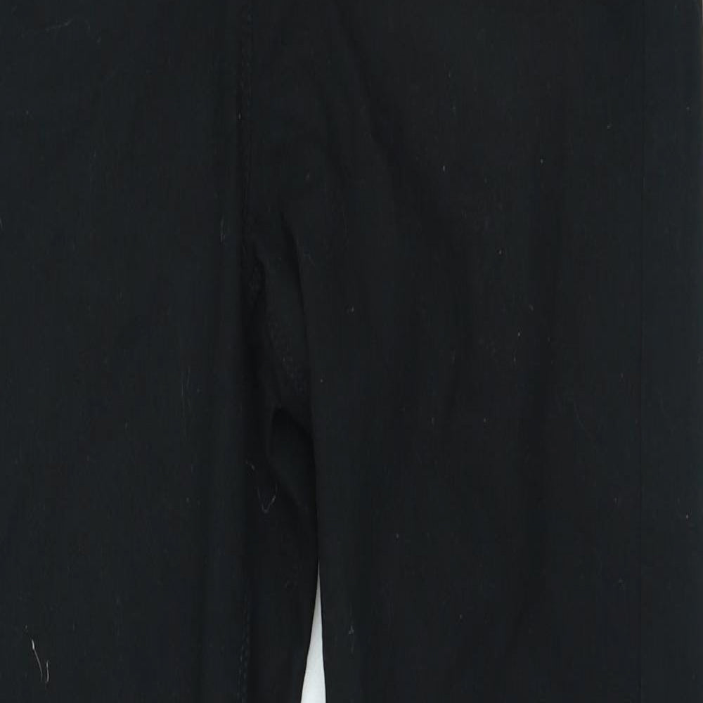 Womens UK Size 12 Papaya Regular Fit Skinny Black Jeans