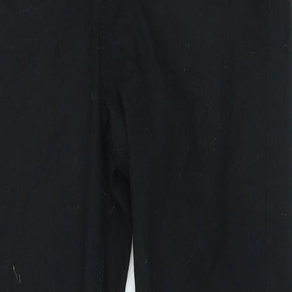 Womens UK Size 12 Papaya Regular Fit Skinny Black Jeans