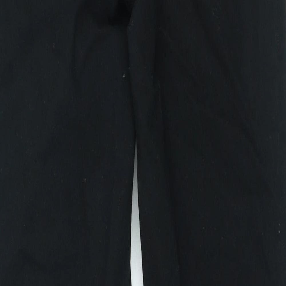 Womens UK Size 12 Papaya Regular Fit Skinny Black Jeans