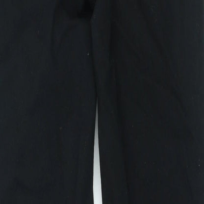 Womens UK Size 12 Papaya Regular Fit Skinny Black Jeans