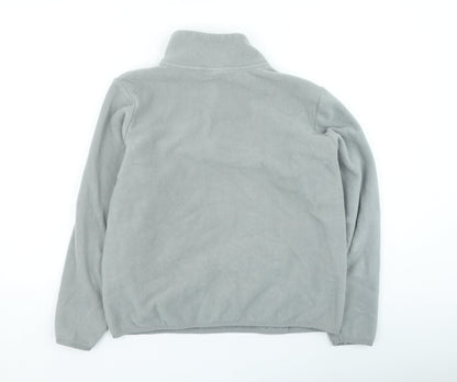 MP Womens Grey High Neck Polyester Pullover Jumper Size S