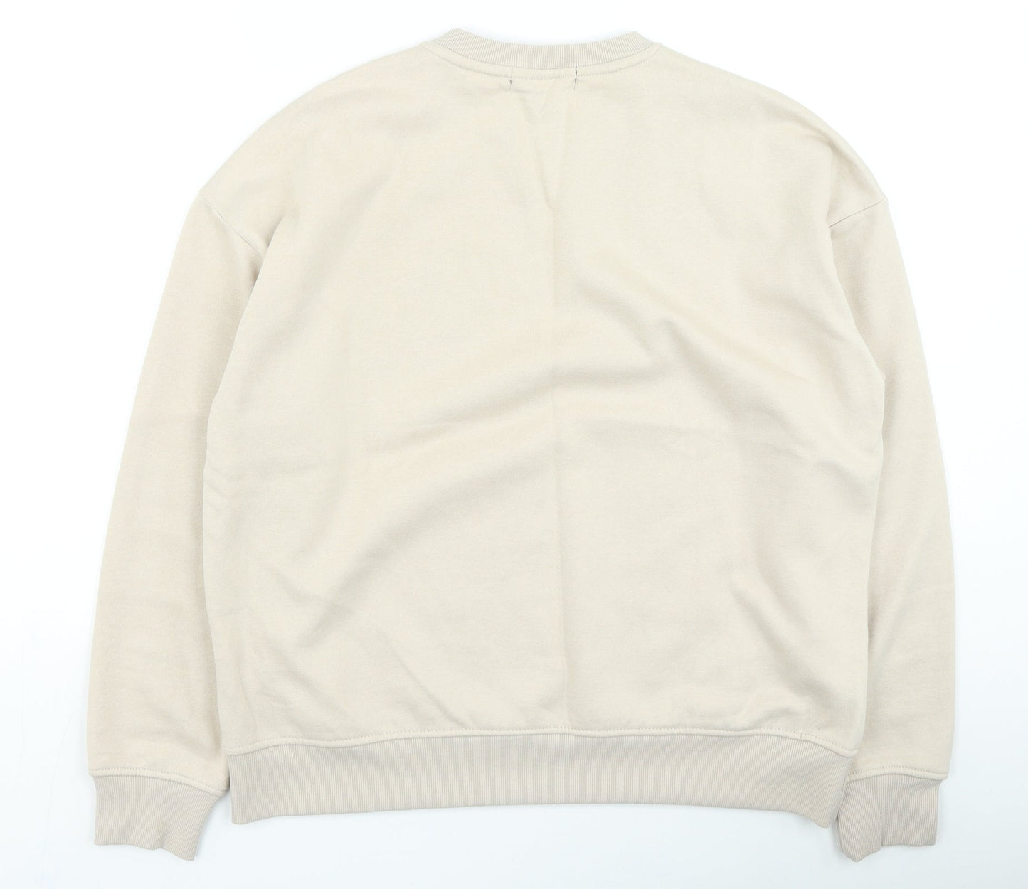 Primark Womens Beige Polyester Pullover Sweatshirt Size S Pullover - Wild