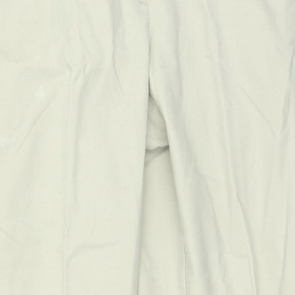 Womens UK Size 12 Marks and Spencer Regular Fit  Beige Trousers
