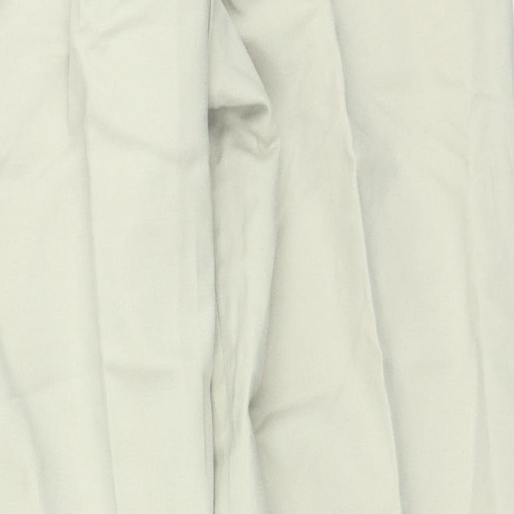 Womens UK Size 12 Marks and Spencer Regular Fit  Beige Trousers
