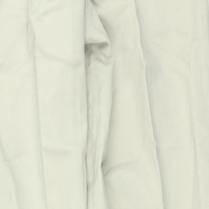 Womens UK Size 12 Marks and Spencer Regular Fit  Beige Trousers