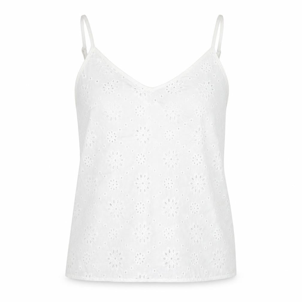 Womens UK Size S SheIn White Camisole Tank
