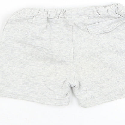 George Boys Grey Cotton Jogger Trousers Size 3-6 Months Pullover - Disney
