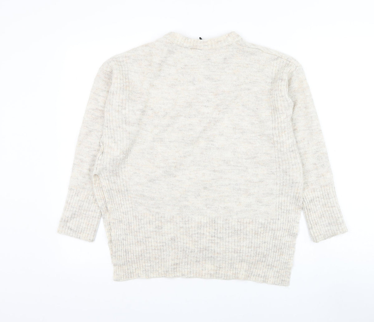 Womens UK Size S Divided by H&M Ivory Pullover Jumper