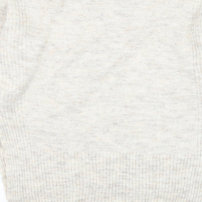 Womens UK Size S Divided by H&M Ivory Pullover Jumper