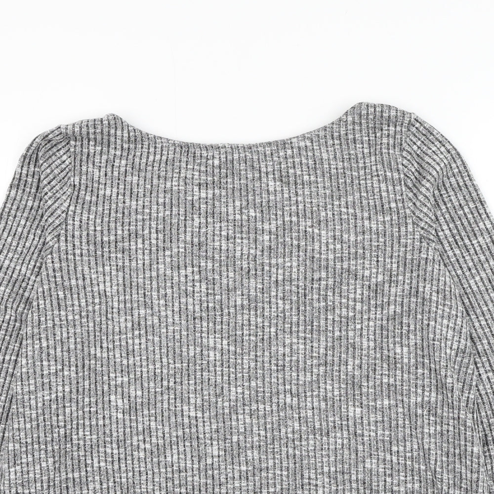 Womens UK Size S H&M Grey Pullover Jumper