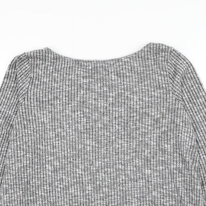 Womens UK Size S H&M Grey Pullover Jumper