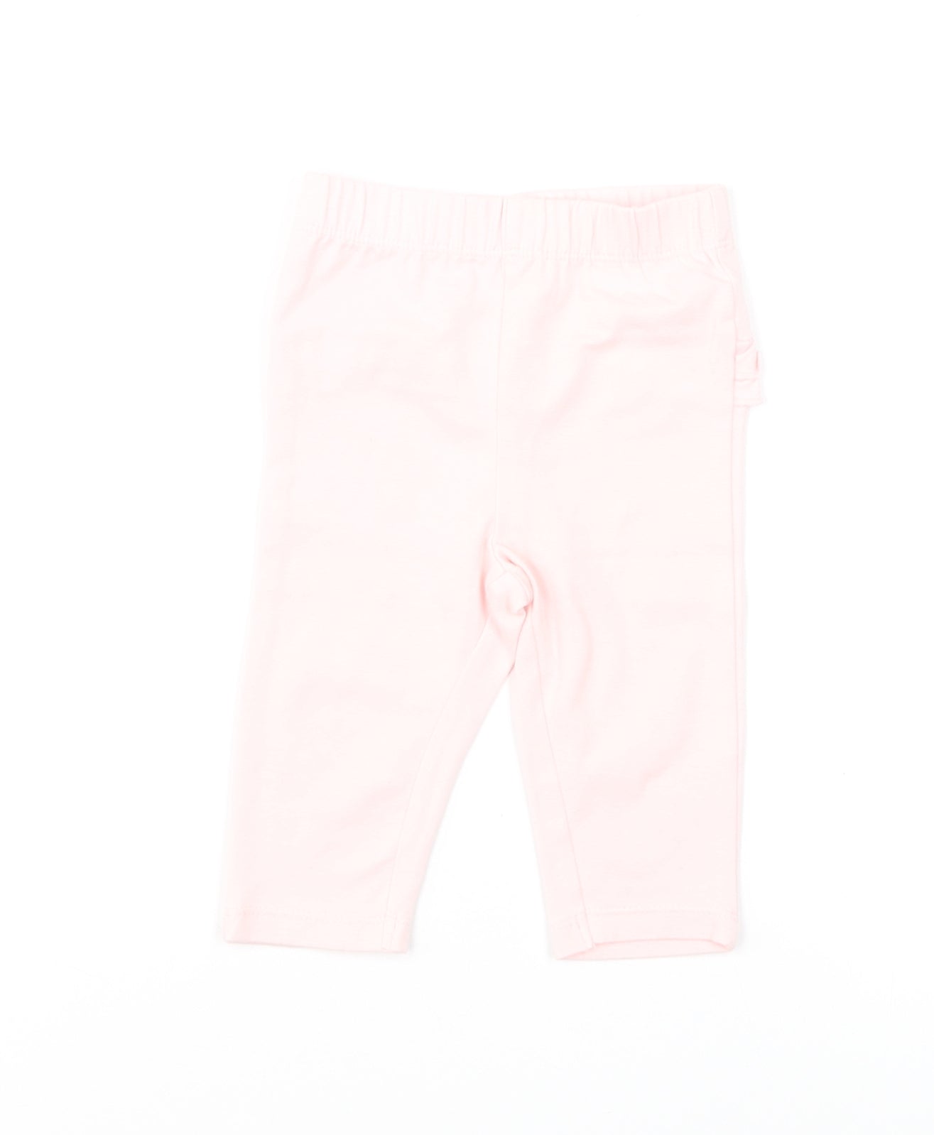 George Girls Pink Cotton Jogger Leggings Size 3-6 Months Pullover
