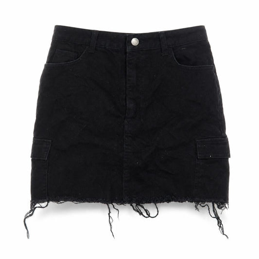 Womens UK Size 10 Denim & Co. Mini Denim Skirt
