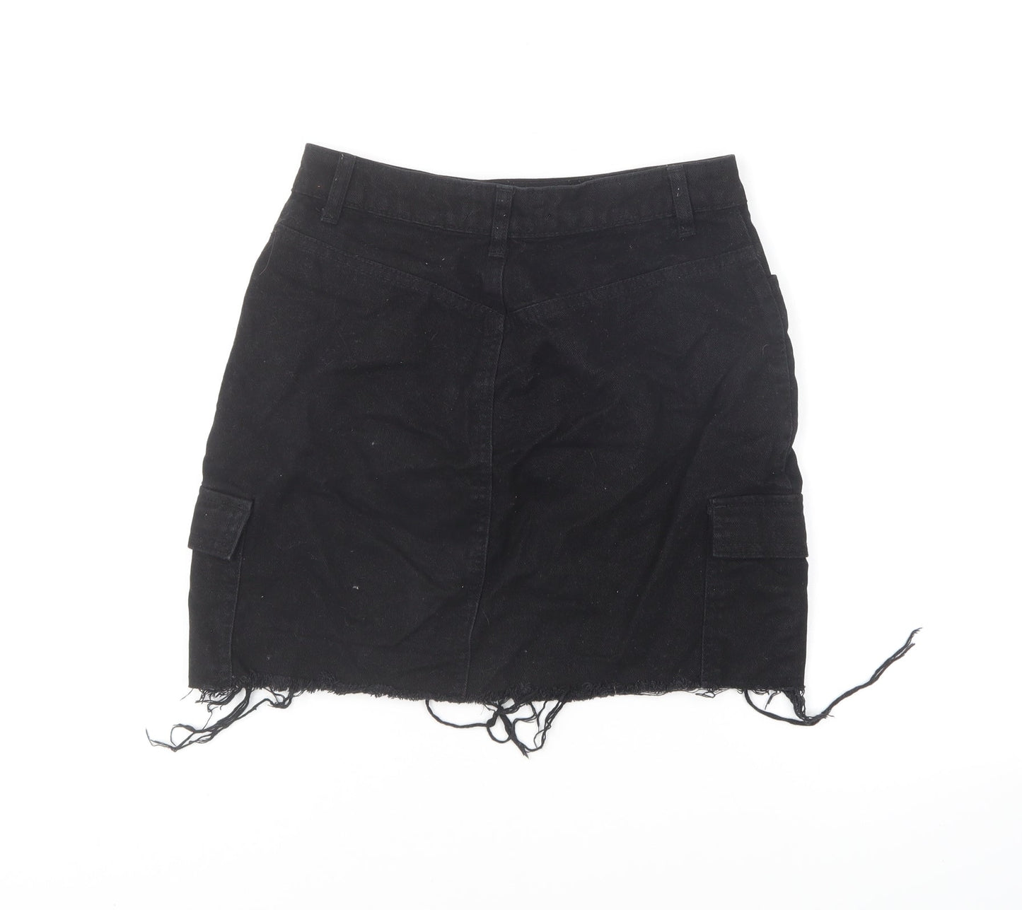 Womens UK Size 10 Denim & Co. Mini Denim Skirt