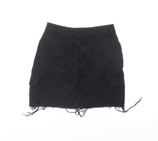 Womens UK Size 10 Denim & Co. Mini Denim Skirt