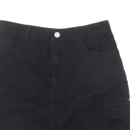 Womens UK Size 10 Denim & Co. Mini Denim Skirt